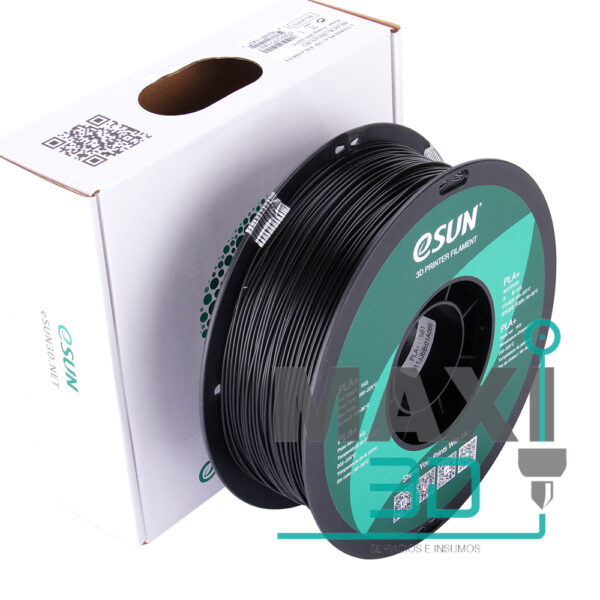 PLA+ 1.75mm 1KG Negro - eSUN - Imagen 2