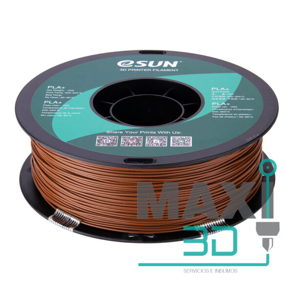 PLA+ 1.75mm 1KG Café Oscuro - eSUN - Imagen 5