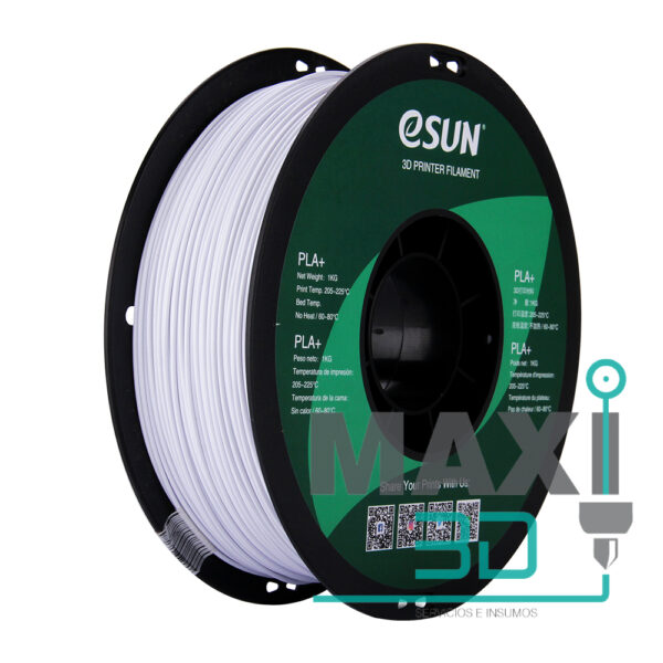 PLA+ 1.75mm 1KG Blanco Frío- eSUN - Imagen 6