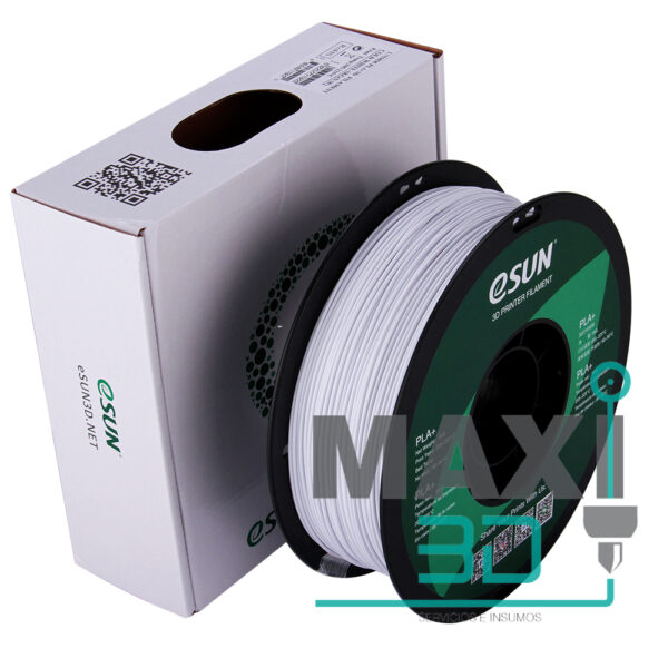 PLA+ 1.75mm 1KG Blanco Frío- eSUN - Imagen 2