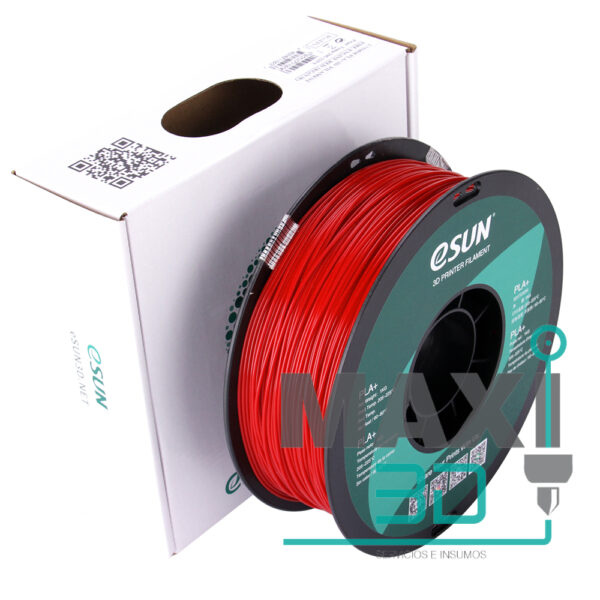 PLA+ 1.75mm 1KG Rojo Fire Engine - eSUN - Imagen 2