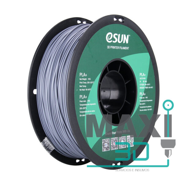 PLA+ 1.75mm 1KG Gris - eSUN - Imagen 5