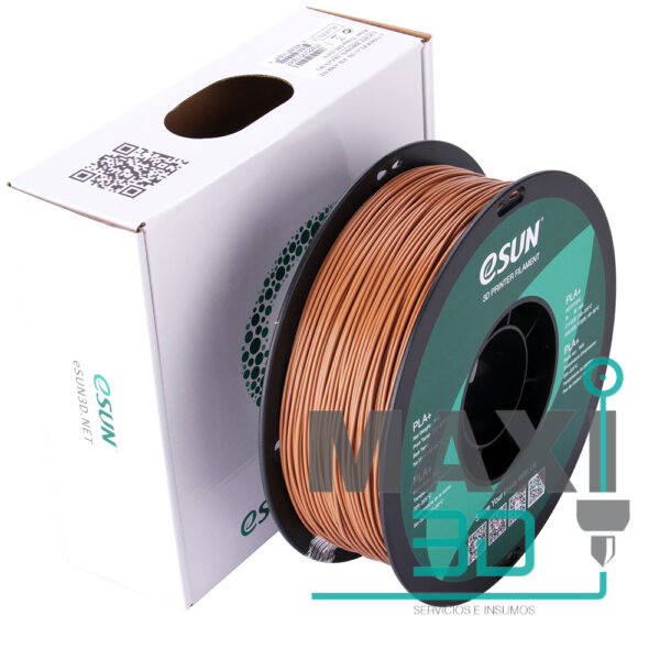 PLA+ 1.75mm 1KG Café Claro - eSUN - Imagen 2