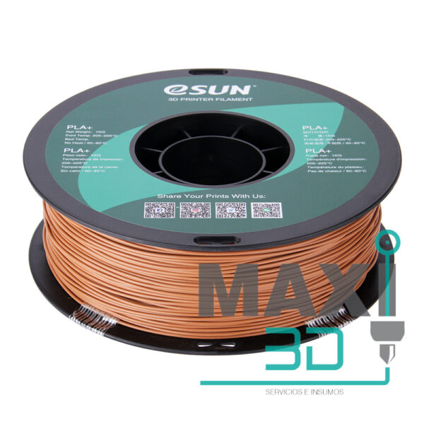 PLA+ 1.75mm 1KG Café Claro - eSUN - Imagen 5