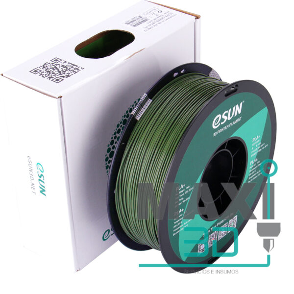 PLA+ 1.75mm 1KG Verde Olivo - eSUN - Imagen 2