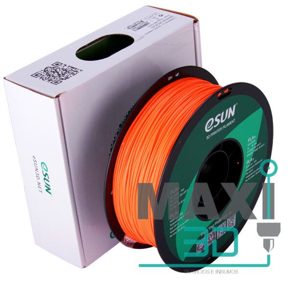 PLA+ 1.75mm 1KG Naranjo - eSUN - Imagen 2