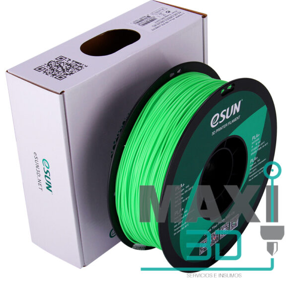 PLA+ 1.75mm 1KG Verde Claro (Peak)- eSUN - Imagen 2