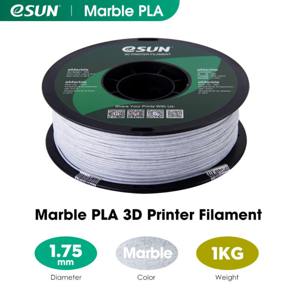 eMarble 1.75mm 1KG Mármol - eSUN - Imagen 3