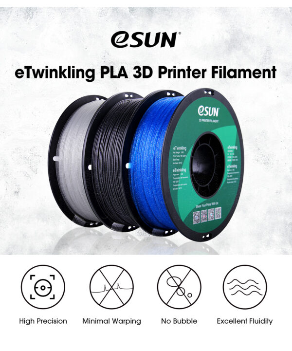 eTwinkling 1.75mm 1KG Rosa - eSUN - Imagen 5