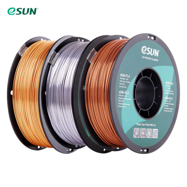 Silk 1.75mm 1KG Cobre – eSUN - Imagen 3