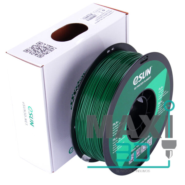 PLA+ 1.75mm 1KG Verde Pino- eSUN - Imagen 2