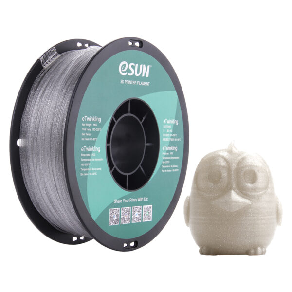 eTwinkling 1.75mm 1KG Silver - eSUN - Imagen 2