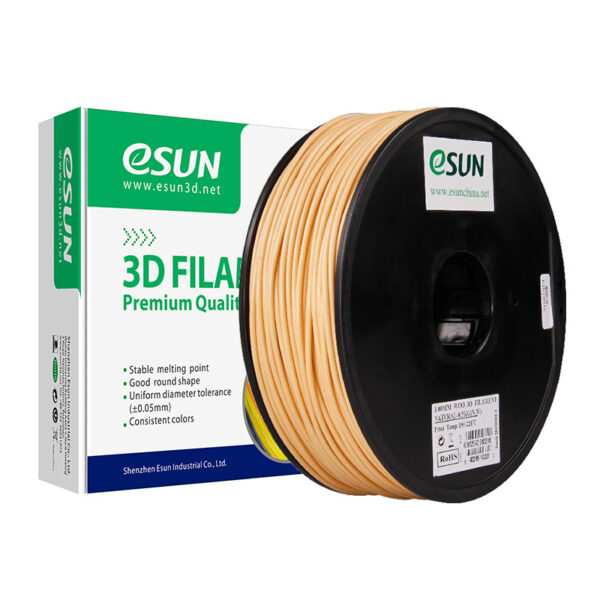 PLA WOOD 1.75mm 0.5KG Madera - eSUN