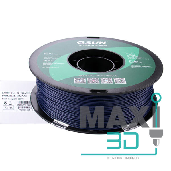 PLA+ 1.75mm 1KG Dark Blue - eSUN - Imagen 3