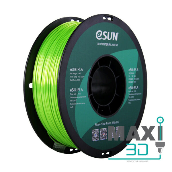 Silk 1.75mm 1KG Lima – eSUN - Imagen 6
