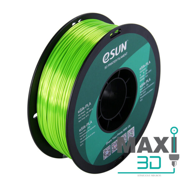Silk 1.75mm 1KG Lima – eSUN - Imagen 4