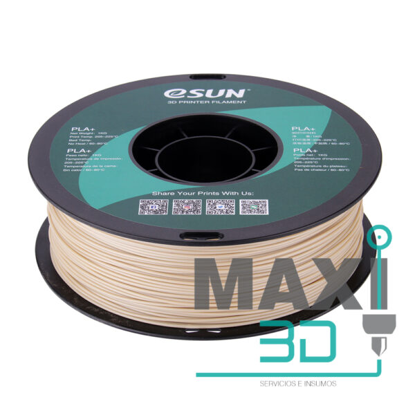 PLA+ 1.75mm 1KG Blanco Hueso- eSUN - Imagen 5