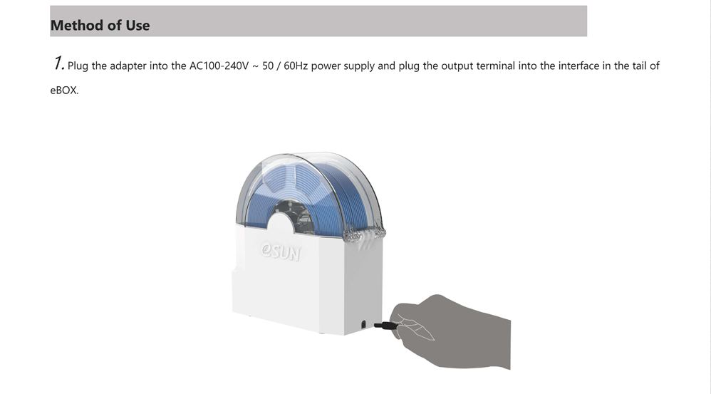 Secadora Filamento eSUN Lite