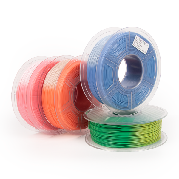 PLA T° Change 1.75mm 1KG Verde-Amarillo - Imagen 9