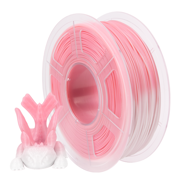 PLA T° Change 1.75mm 1KG Rojo-Blanco - Imagen 11