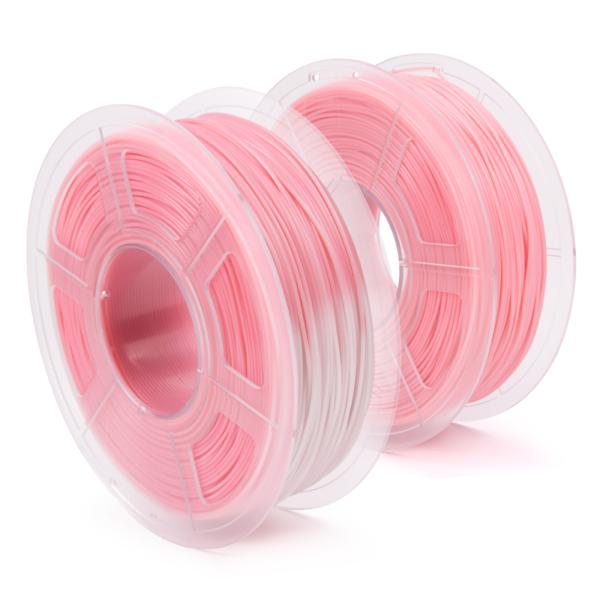PLA T° Change 1.75mm 1KG Rojo-Blanco - Imagen 8