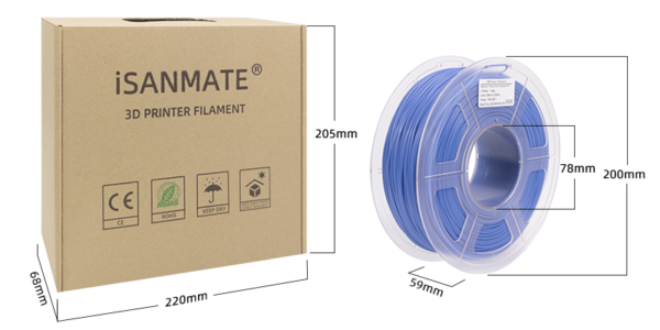 PLA T° Change 1.75mm 1KG Verde-Amarillo - Imagen 8