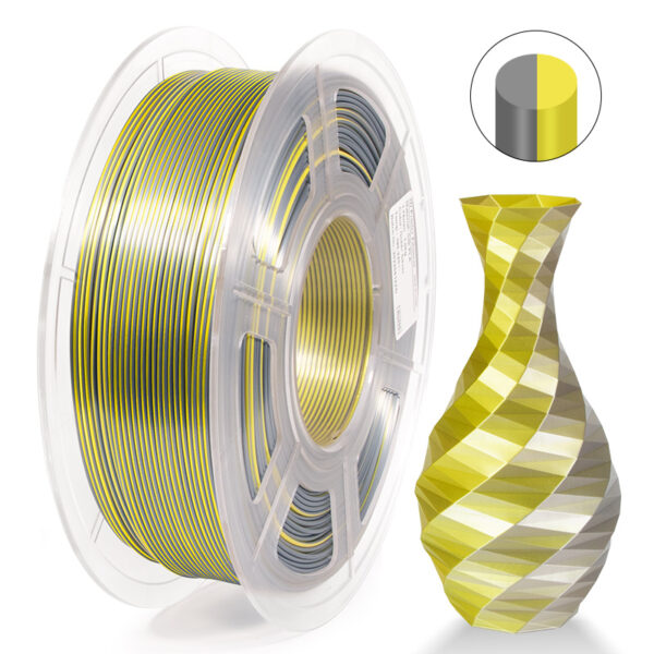 Silk 1.75mm 1KG Magic Dual Color Oro-Plateado