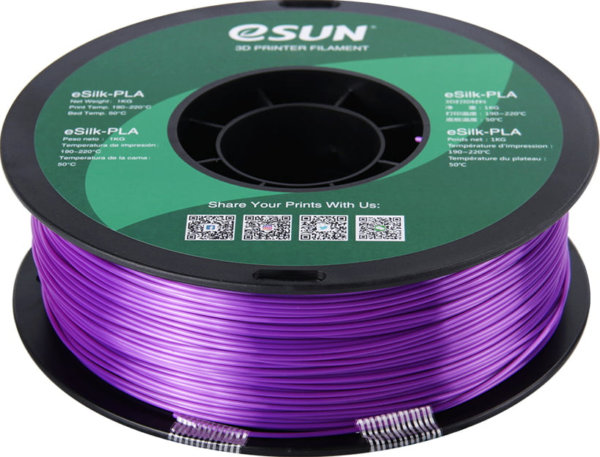 Silk 1.75mm 1KG Purpura – eSUN - Imagen 2