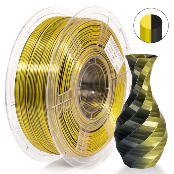 Silk 1.75mm 1KG Magic Dual Color Amarillo-Negro