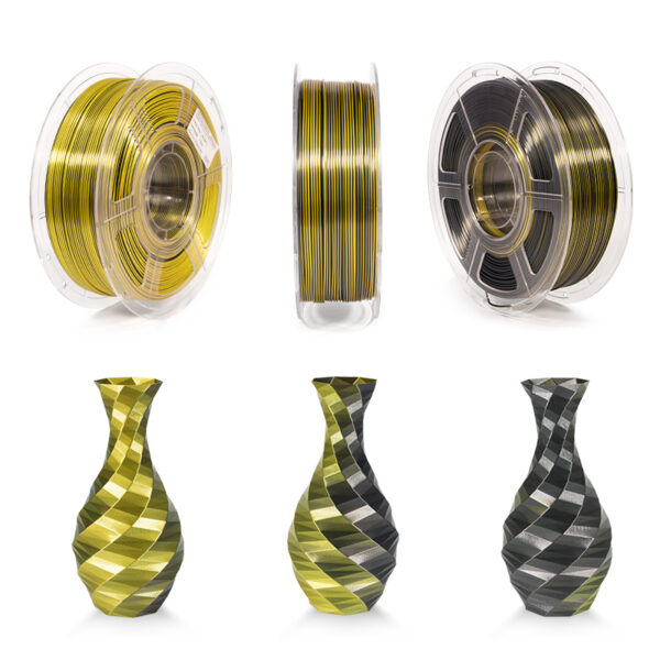Silk 1.75mm 1KG Magic Dual Color Amarillo-Negro - Imagen 2