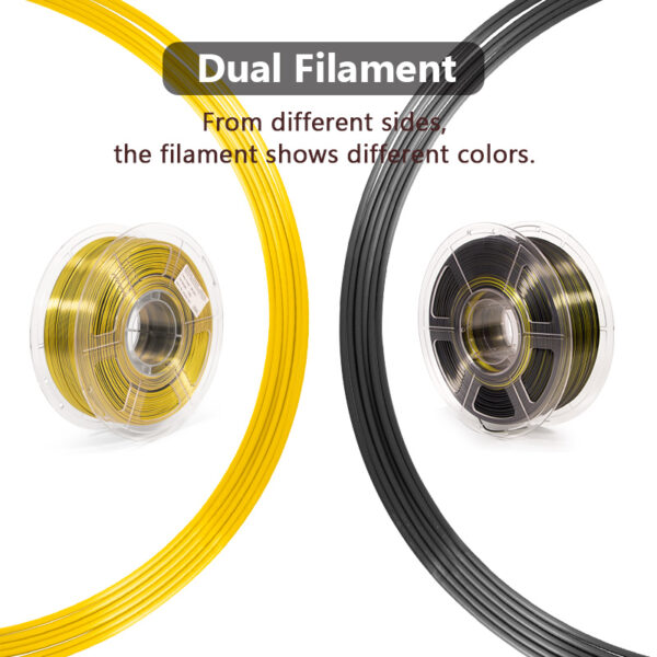 Silk 1.75mm 1KG Magic Dual Color Amarillo-Negro - Imagen 7