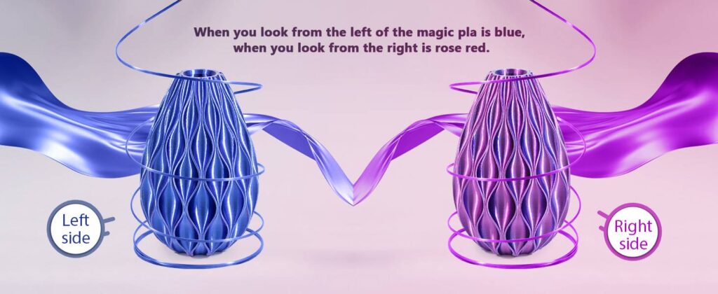 Filamento Isanmate Magic Bicolor Tornasol Azul Purpura