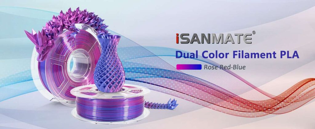 Filamento Isanmate Magic Bicolor Tornasol Azul Purpura