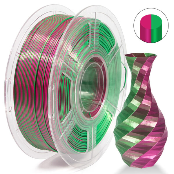 Filamento Isanmate Magic Bicolor Tornasol Fucsia Verde