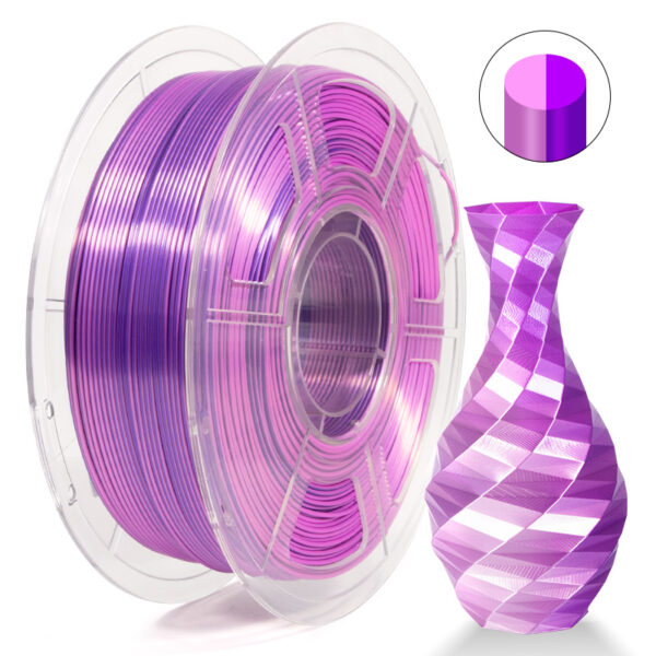 Filamento Isanmate Magic Bicolor Tornasol Rosado Purpura