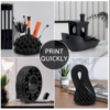 PETG CF 1.75mm 1KG PETG Negro con Fibra de Carbono - Imagen 2