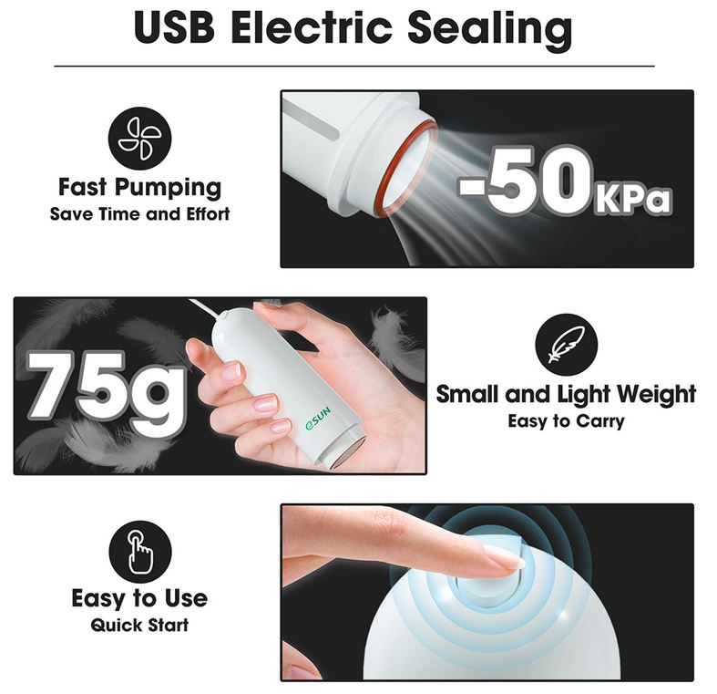 Almacenamiento al vacío eVacuum Kit Pro eSUN