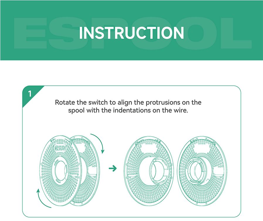 Carrete Reutilizable eSpool Pro eSUN