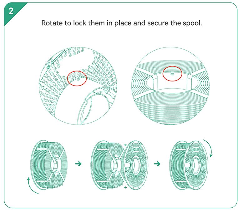 Carrete Reutilizable eSpool Pro eSUN