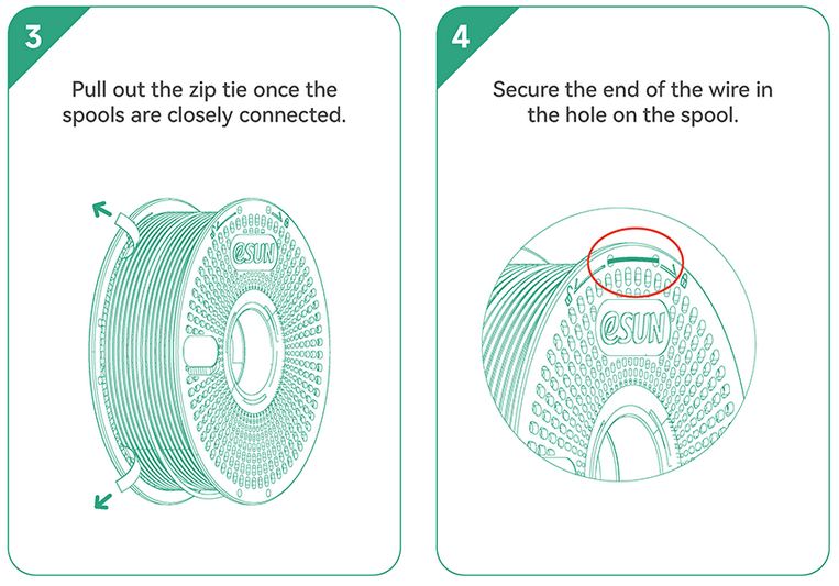 Carrete Reutilizable eSpool Pro eSUN