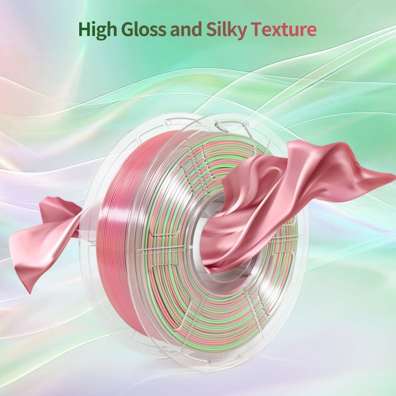 Filamento Silk Gradient Pink Green - Isanmate