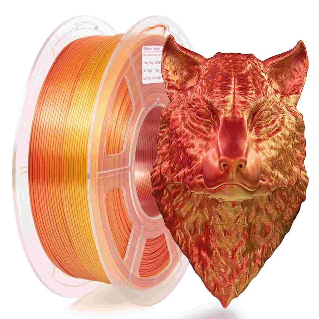Filamento Silk Gradient Red Gold - Isanmate