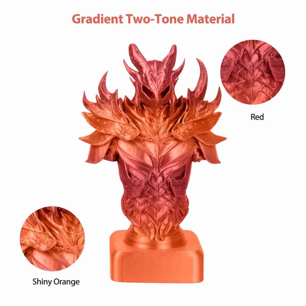 Filamento Silk Gradient Red Orange- Isanmate