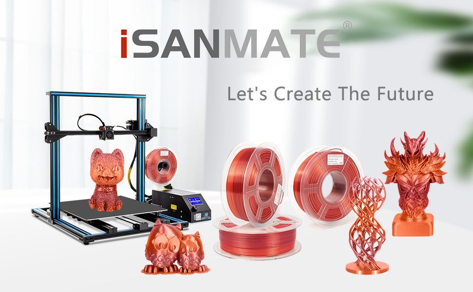 Filamento Silk Gradient Red Orange- Isanmate