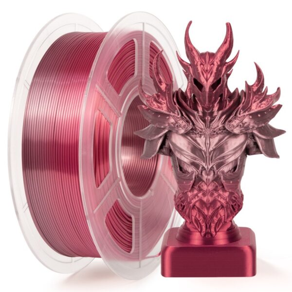 Filamento Silk Gradient Red Silver - Isanmate