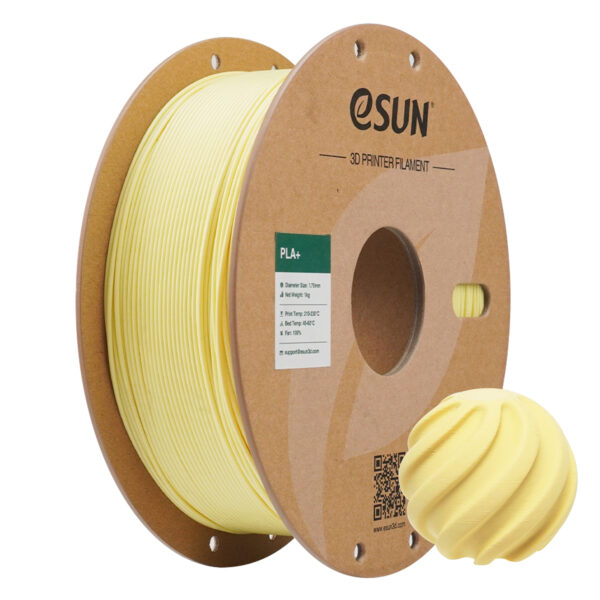 Filamento eSUN PLA Pro Almond Yellow