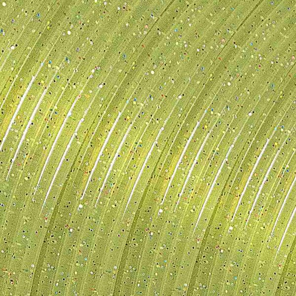 PLA Clear Glitter filament Yellow Green