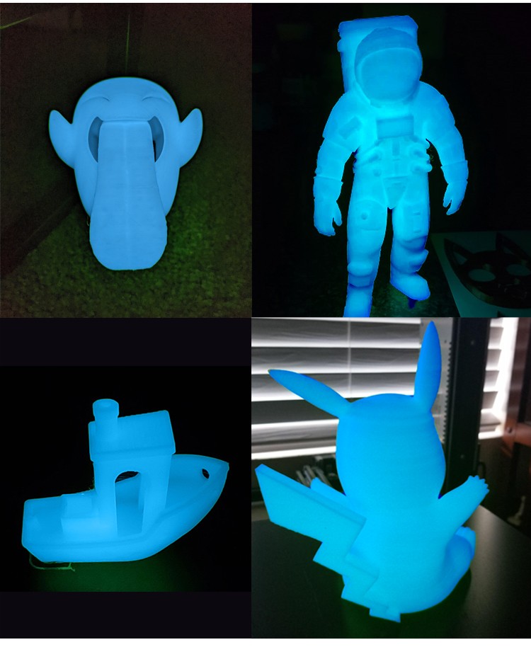 Filamento luminoso azul - isanmate