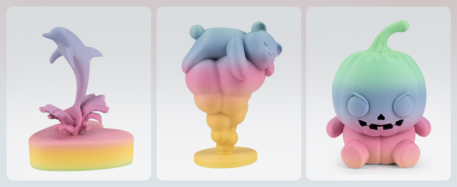 PLA High Speed Matte Rainbow 02 - Green Begonia