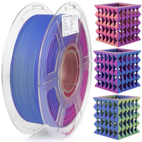 PLA Matte Tri Color - Iris Sapphire - Maxi3D - Filamentos 3D